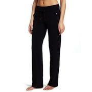 Danskin Women's Drawcord Pant, Black, 1X